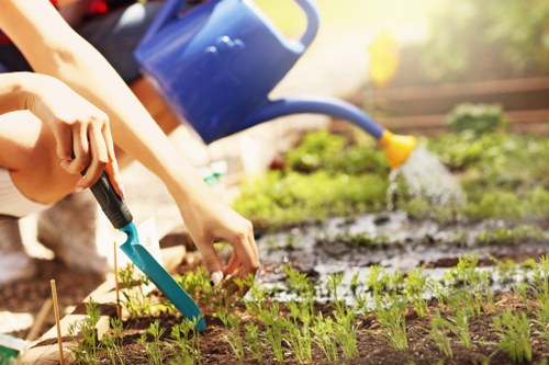 Garden staff reviewing a customer complaint form