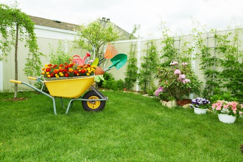 Professional garden waste removal in Plumstead residential garden