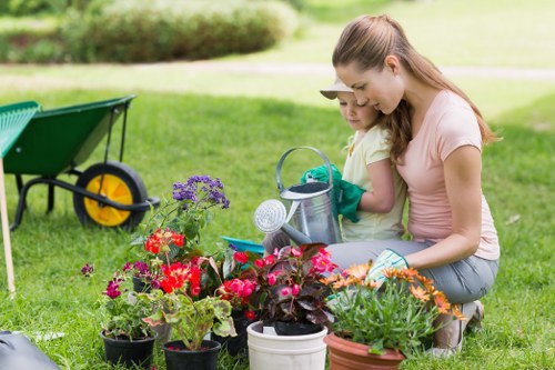 Reusable garden materials prepared for charity partnership
